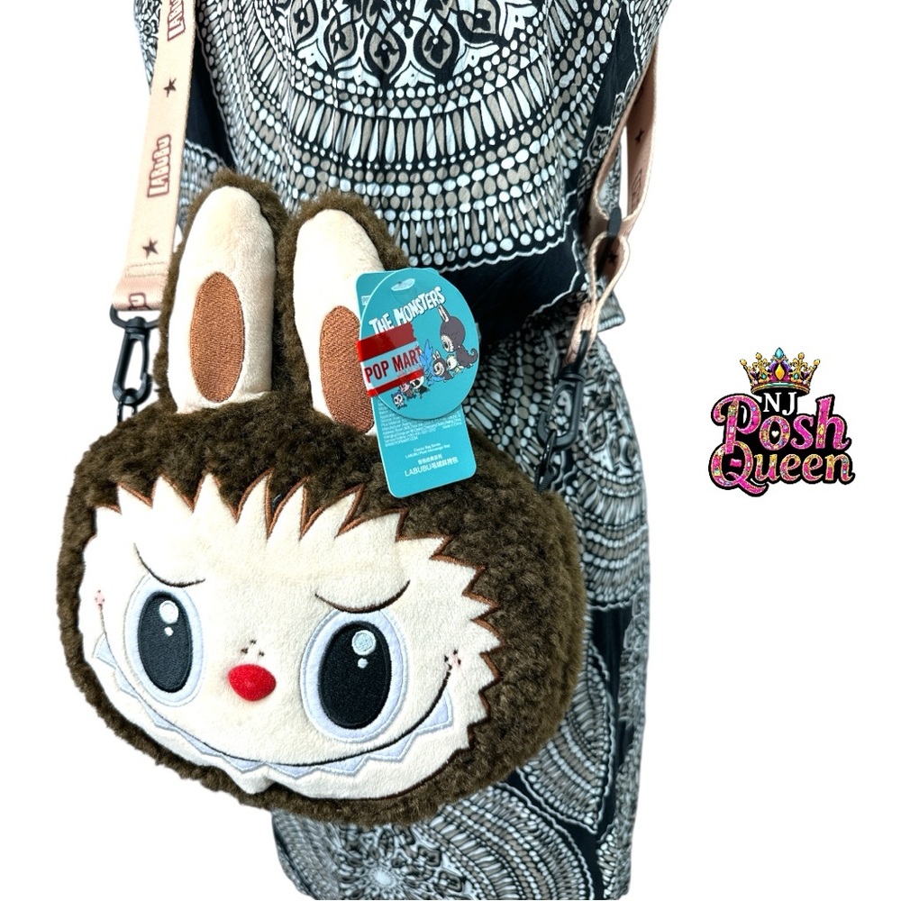 Popmart Popland Limited Edition Zimomo Big Head Plush Bag by Kasing Lung Labubu - Picture 3 of 12